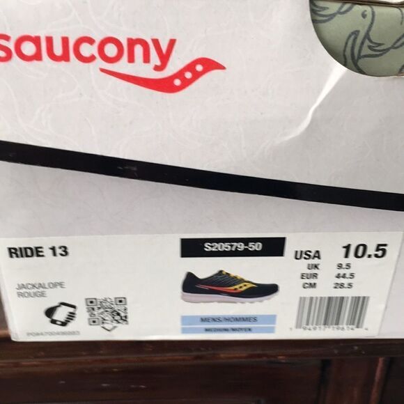 Rare Jackalope Rouge Jack Rabbit RIDE 13 Running Marathon Glow Trim Shoes 10.5
